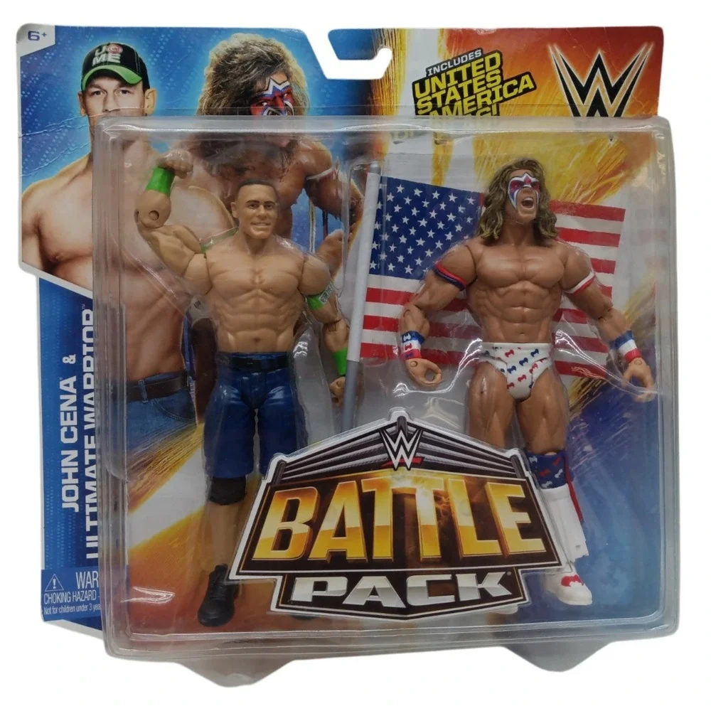 WWE Ultimate Warrior & John Cena Battle‎ Pack Series 31 Mattel Action Figure